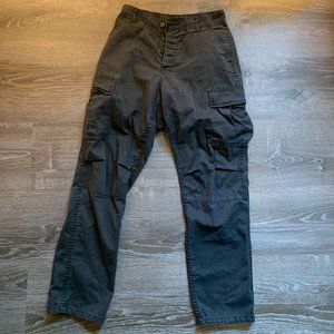 Black Cargo Pants Size Small Regular